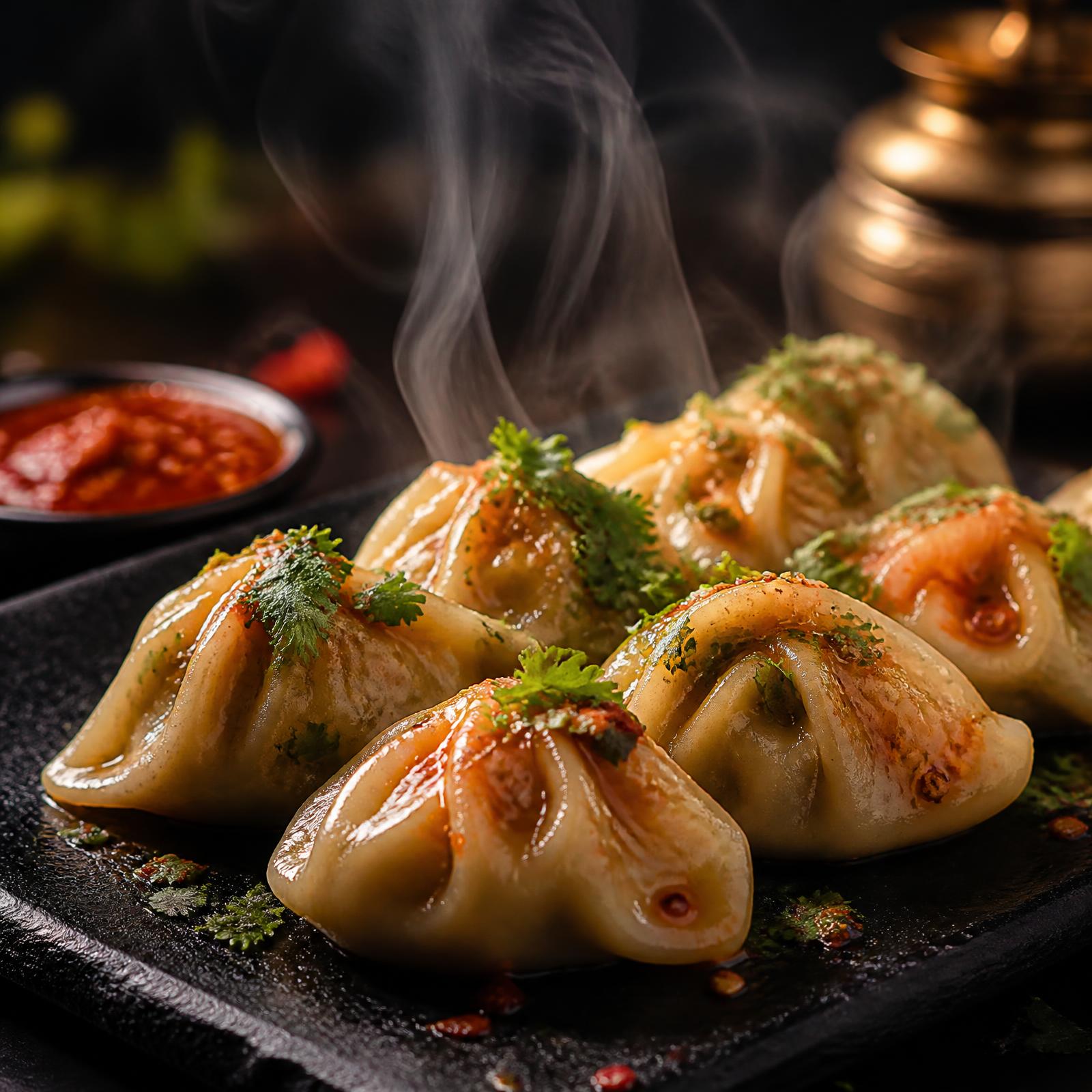 Handmade momos